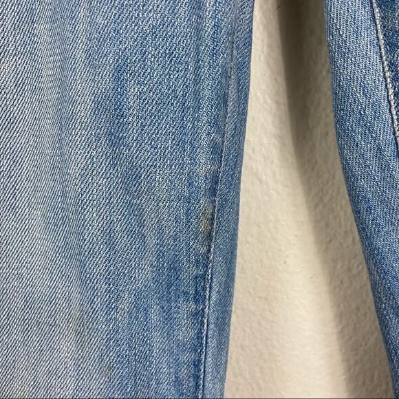 Gold Sign Straight Leg Jeans Size 28 Light Blue Wash - Picture 3 of 12
